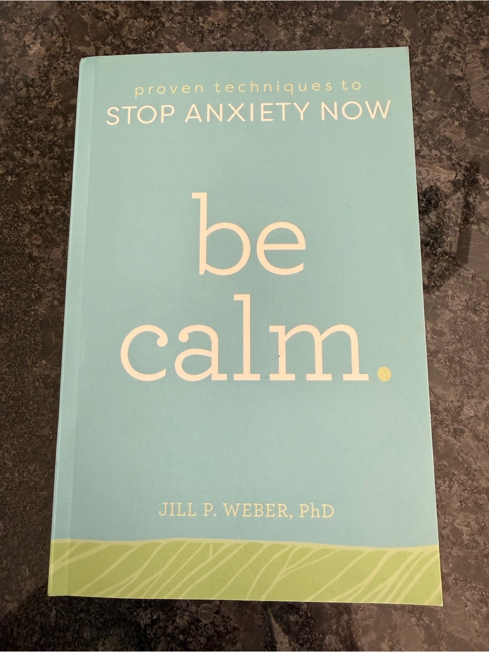 Be Calm Proven Techniques to Stop Anxiety now by Jill Weber (Paperback) new